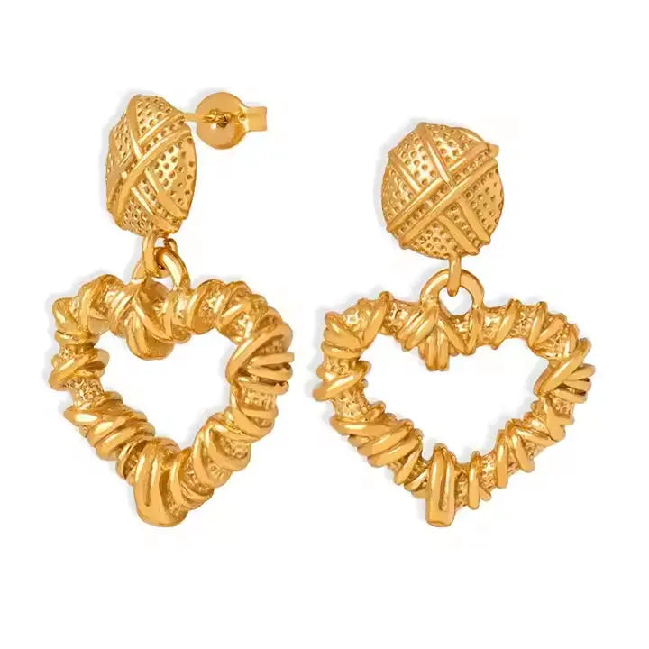 Friend Gold Earrings