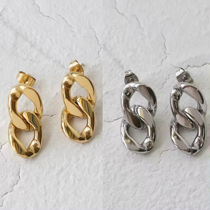 Chain Gold Earrings