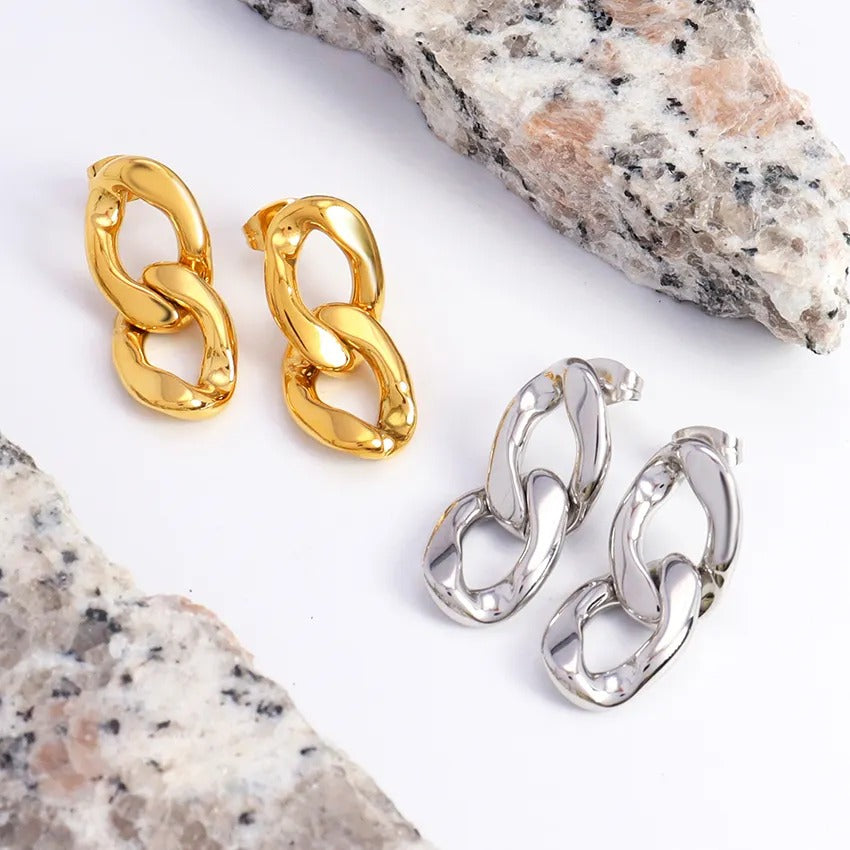 Chain Gold Earrings