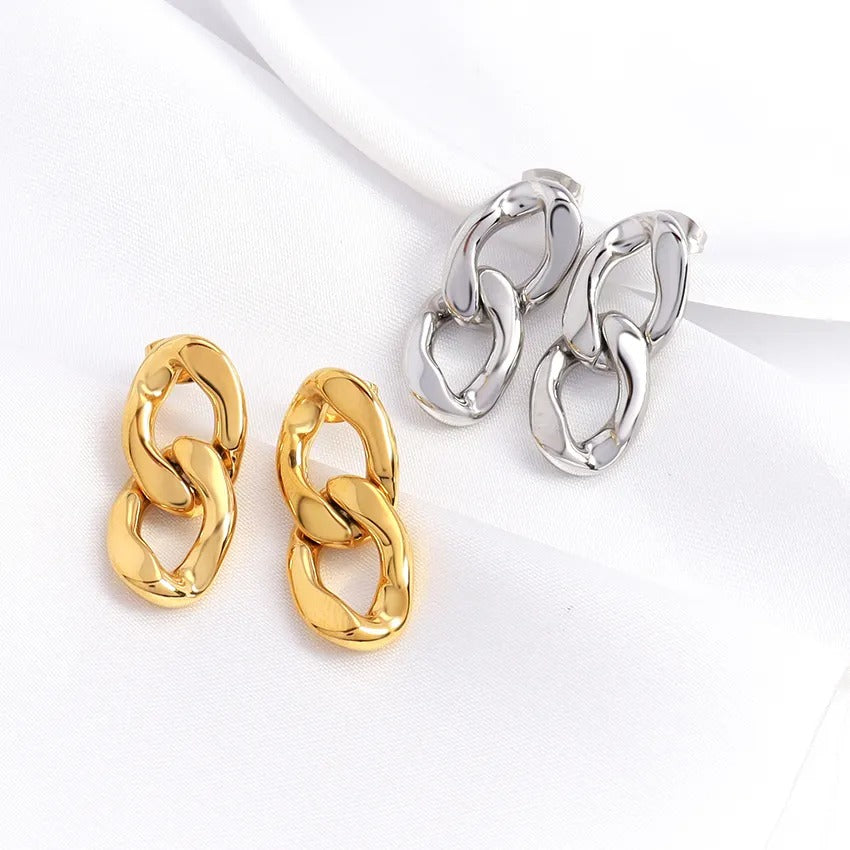 Chain Gold Earrings