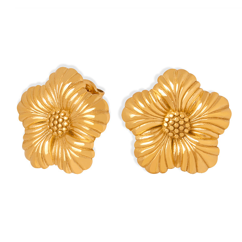 Fiore Gold Earrings