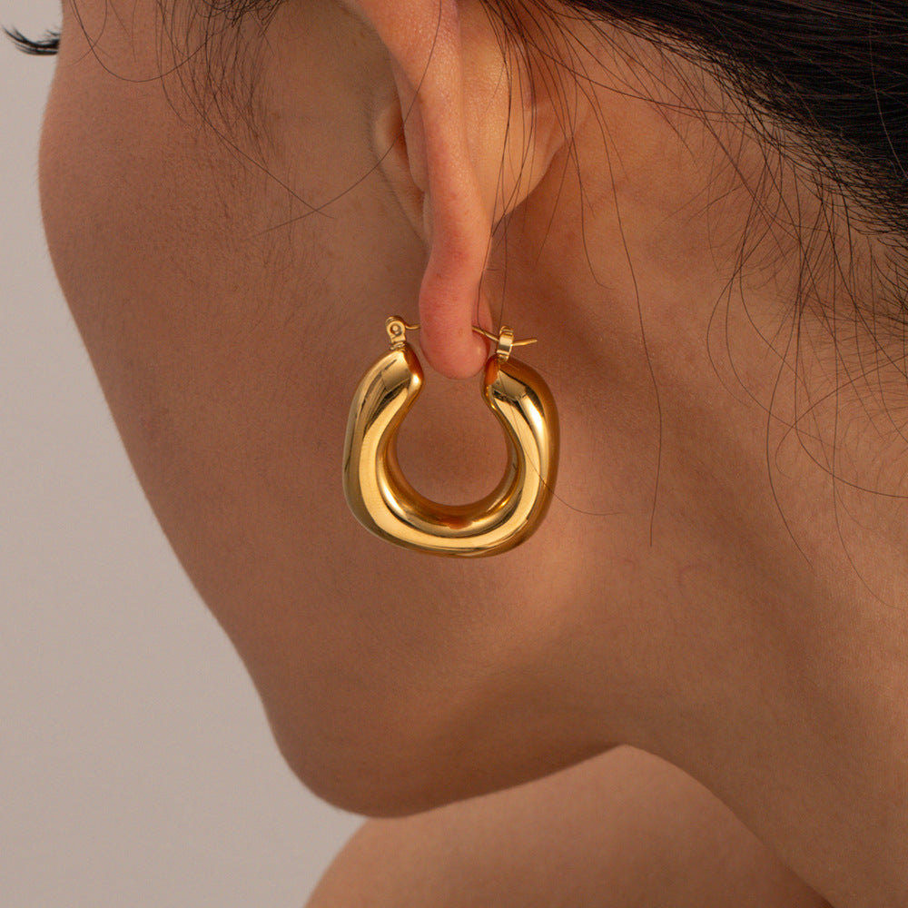 Chunky Gold Earrings